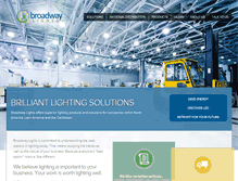 Tablet Screenshot of broadwaylights.com
